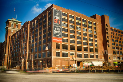 View of the Ponce City Market taken from street level